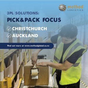 3PL Solutions Pick & Pack Focus Christchurch Auckland Find out more at methodglobal.co.nz